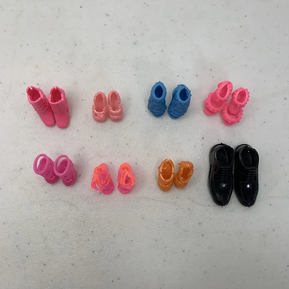 Lot of 8 Pairs Barbie & Ken‎ Doll Shoes Fashion Doll Accessories - Picture 2 of 4